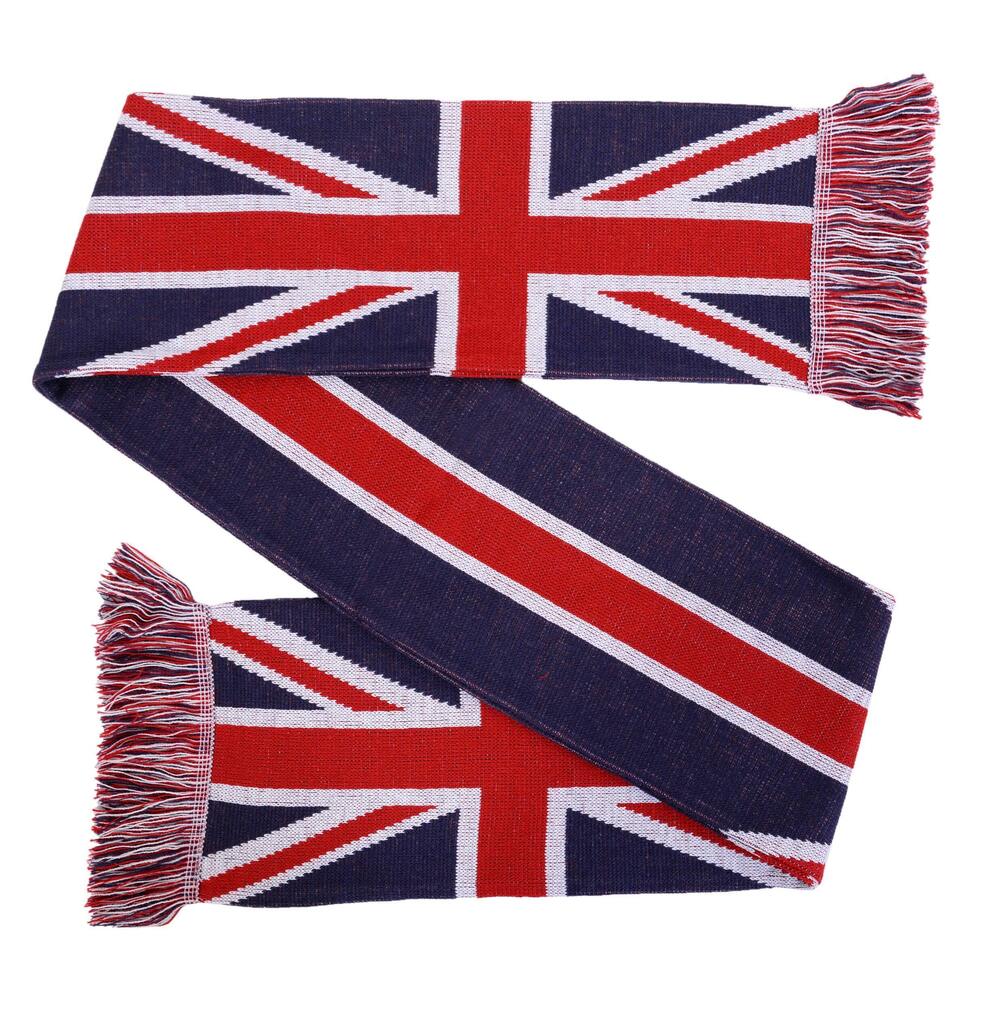 1313 UK Union Jack United Kingdom Flag Knit Scarf